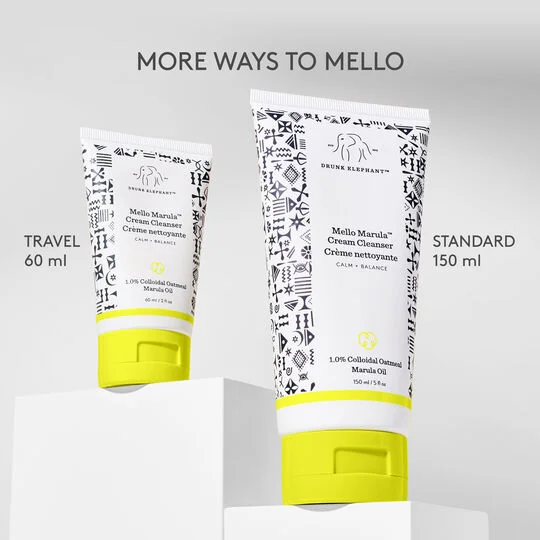 Drunk Elephant Mello Marula Midi Cream Cleanser with 1.0% Colloidal Oatmeal