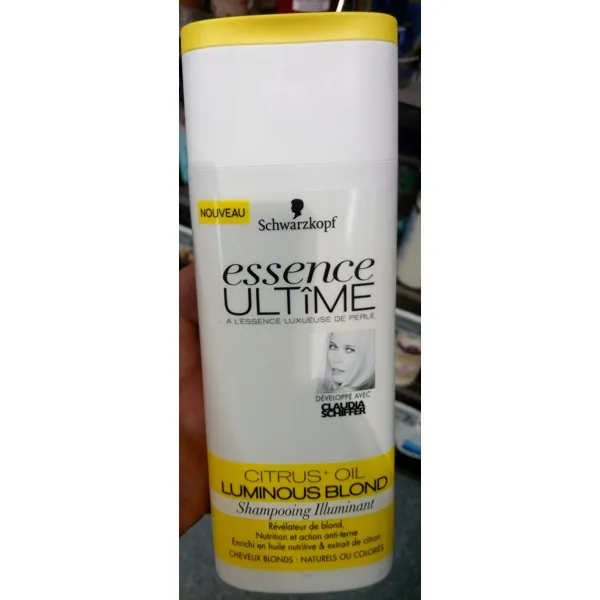 Schwarzkopf Essence Ultime Citrus Oil Luminous Blonde Illuminating Shampoo