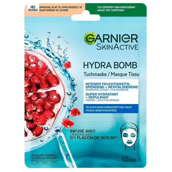 Garnier SkinActive Moisture Bomb Pomegranate Sheet Mask