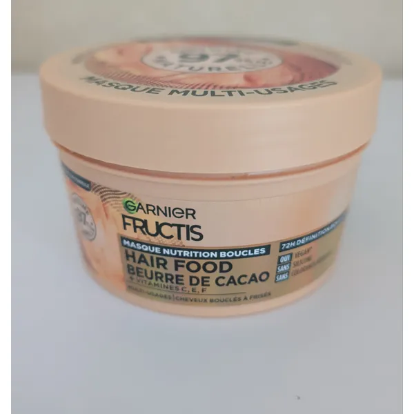 Garnier Fructis Hair Food Cocoa Butter Curl Nourishing Mask + Vitamins C, E, F