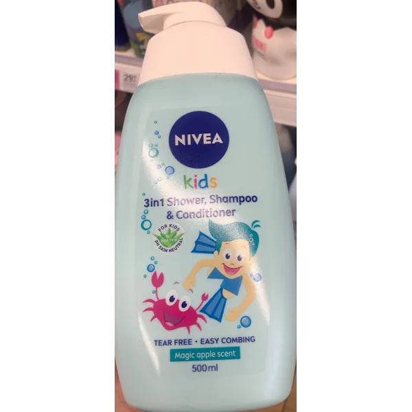 Nivea 3in1 Shower, Shampoo & Comditioner