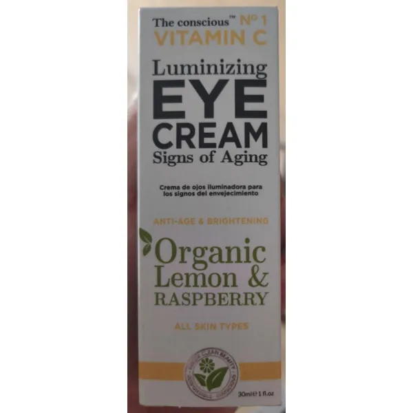Biovène Barcelona The conscious Vitamin C Luminizing Eye Cream Signs of Aging