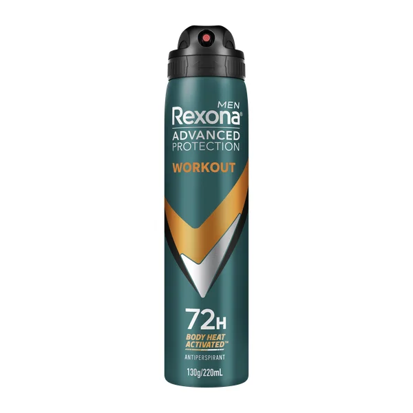 Rexona Rexona Men Advanced 72hr Deodorant Aerosol Workout