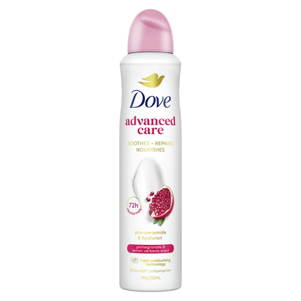 Dove Dove Women Deodorant 72hr Advanced Aerosol Pomegranate