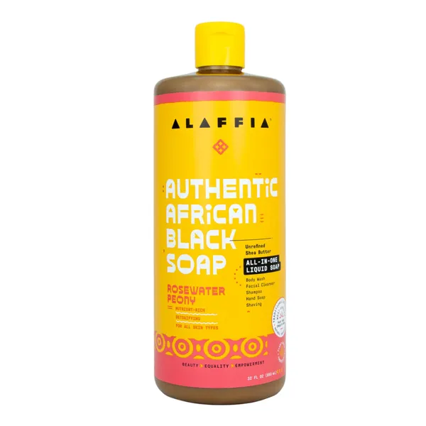 Alaffia Authentic African Black Soap All-In-One