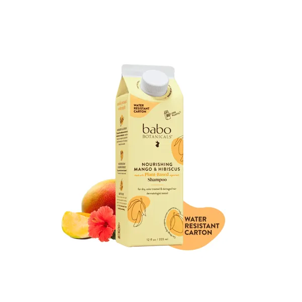 Babo Botanicals Nourishing Shampoo for Dry, Damaged Hair