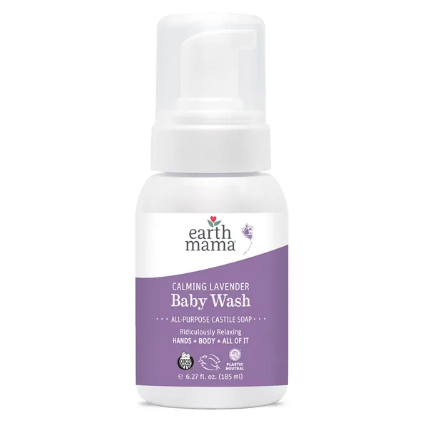 Earth Mama Organics Calming Lavender Castile Baby Wash