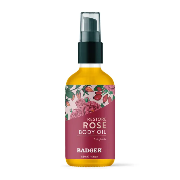 Badger Rose Body Oil
