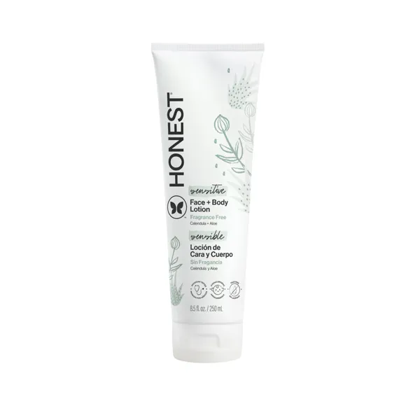 The Honest Company Face + Body Lotion, Sensitive