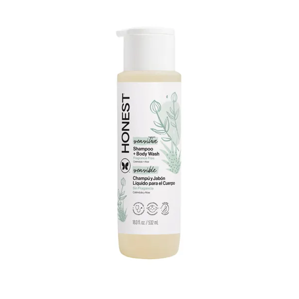 The Honest Company Shampoo + Body Wash, Value Size, Sensitive