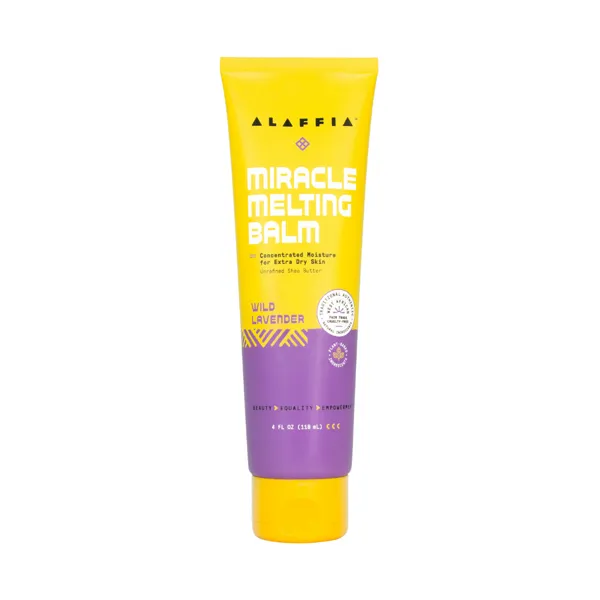 Alaffia Authentic African Miracle Melting Balm, Wild Lavender