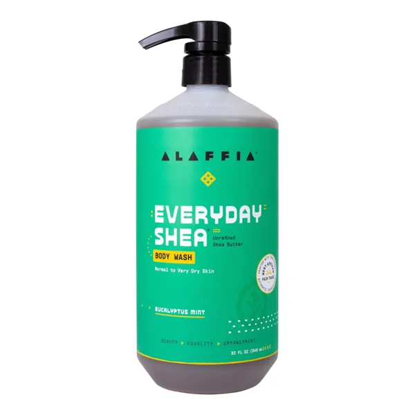 Alaffia Alaffia EveryDay Shea Body Wash, Eucalyptus Mint