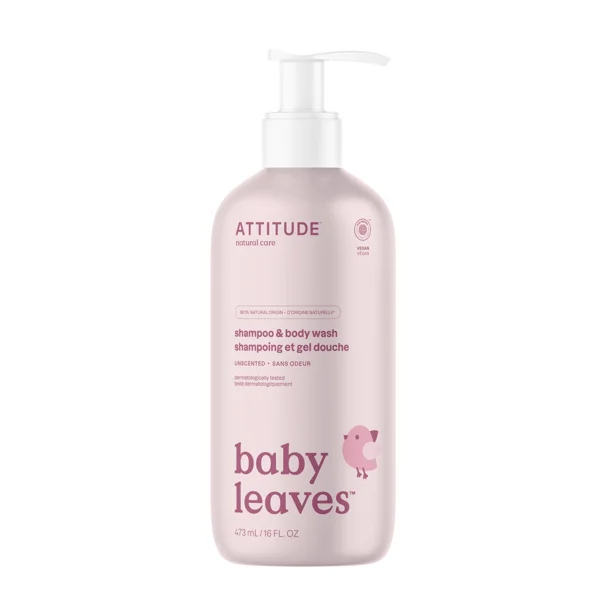 ATTITUDE 2-in-1 Baby Shampoo & Body Wash